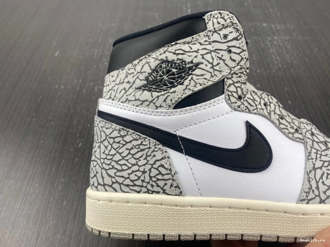 One Kick DZ5485-052 OG High 1 Jordan Cement Air White 0723